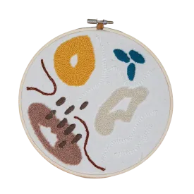 16CM Embroidered Hoop Organic