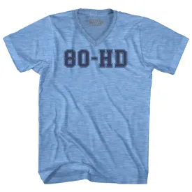 80-HD Adult Tri-Blend V-neck T-shirt