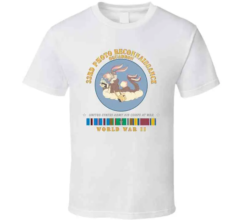 Aac - 33rd Photo Reconnaissance Squadron - Wwii W Eu Svc X 300 Classic T Shirt, Crewneck Sweatshirt, Hoodie, Long Sleeve