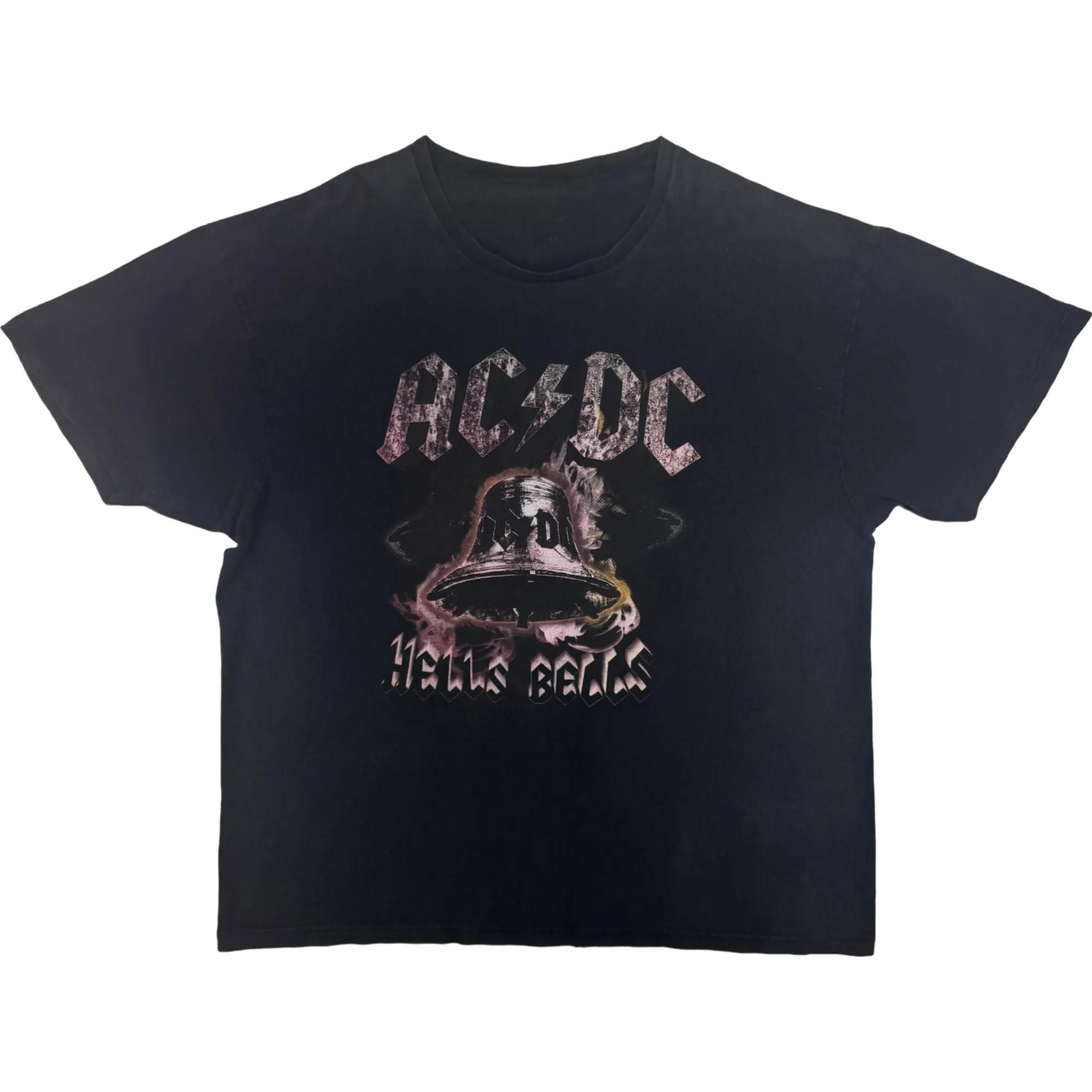 ACDC Hells Bells Graphic Band T-shirt Black