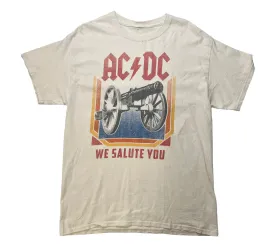 ACDC White Graphic Band T-Shirt