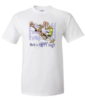 Airedale Terrier - Who's A Happy Dog - T-Shirt