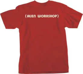 Alien Workshop Parenthesis Short Sleeve Men's T-Shirt - Red