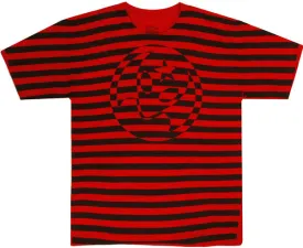 Alien Workshop Soldier Stripe All Over Print Youth Short Sleeve T-Shirt - Red - Youth Medium