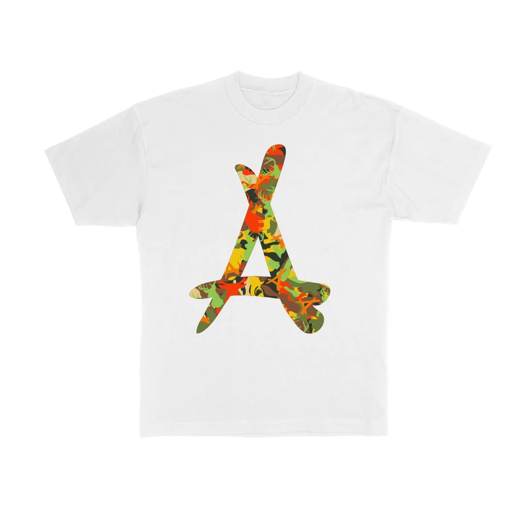 ALUMNI DEER CAMO TEE (WHITE)