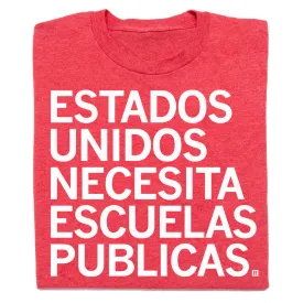 America Needs Public Schools Spanish