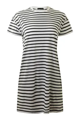 ATM Classic Jersey Stripe Dress