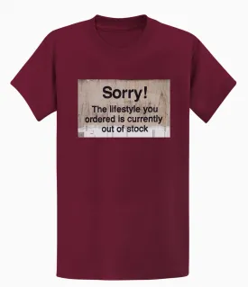 Banksy Sorry Out of Stock Men's T-shirt