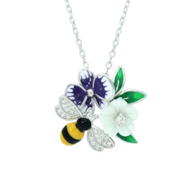 Blooming Violet Necklace