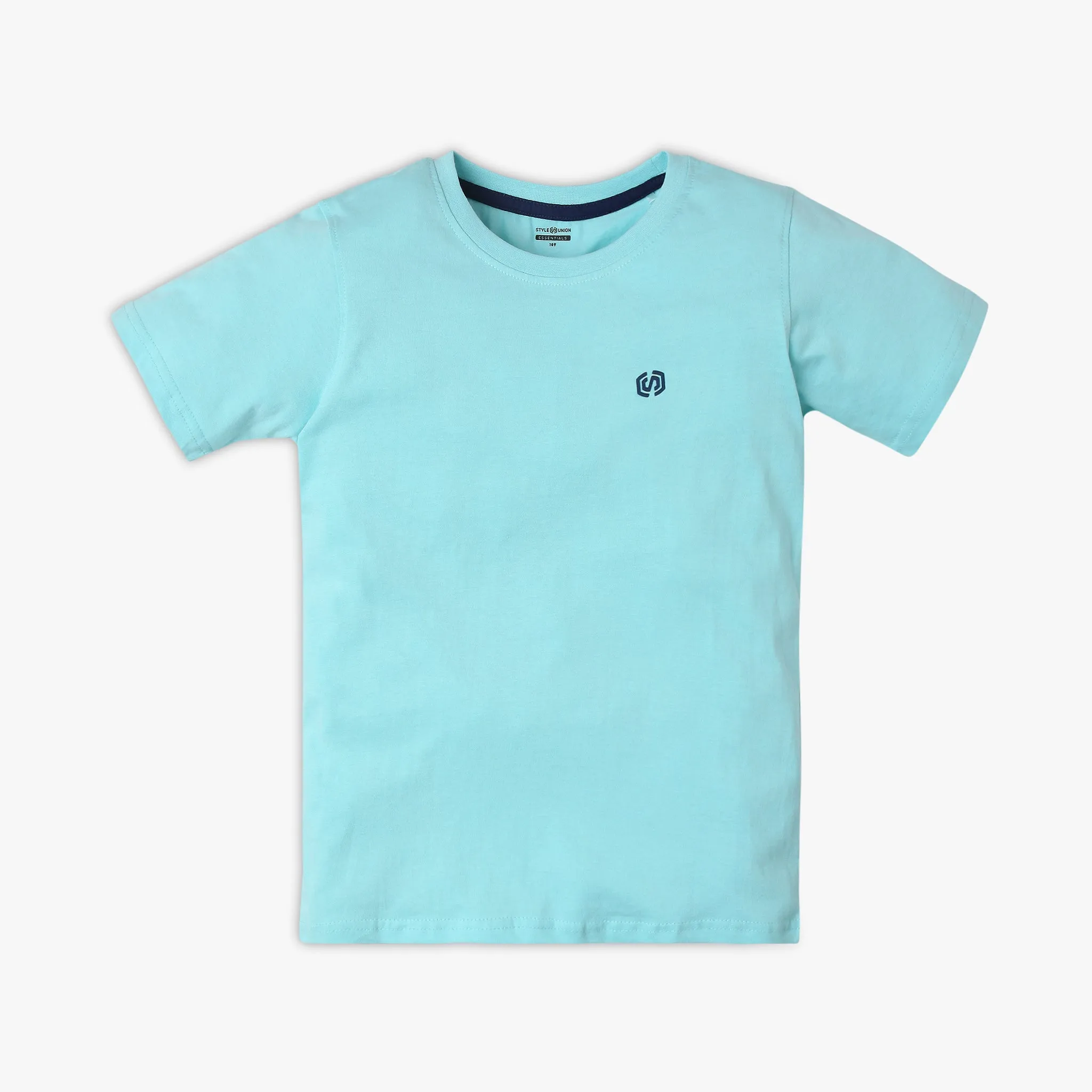 Boy's Regular Fit Solid T-Shirt