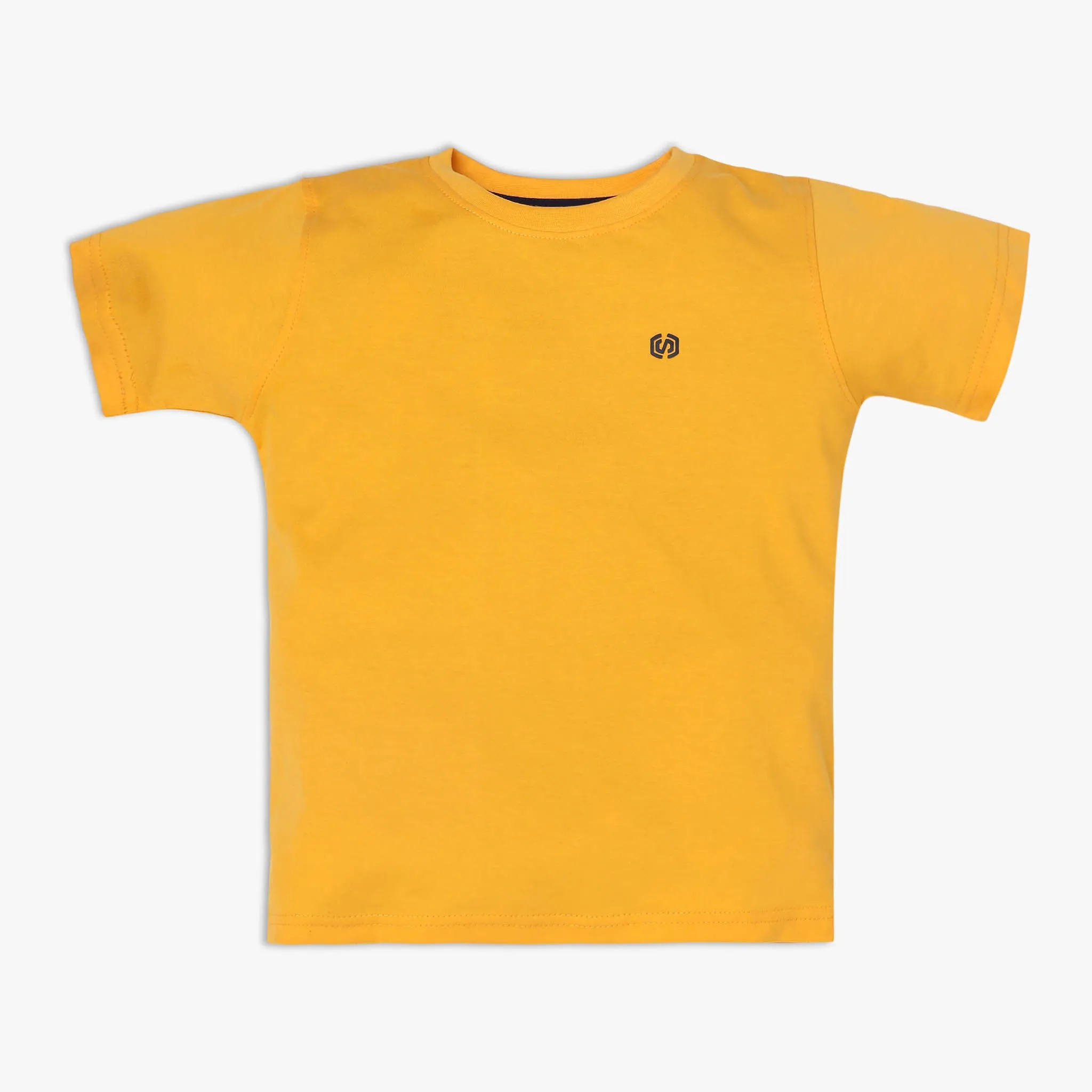 Boy's Regular Fit Solid T-Shirt