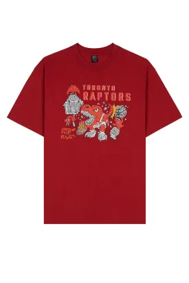 Brain Dead x NBA Toronto Raptors Tee 'Red'