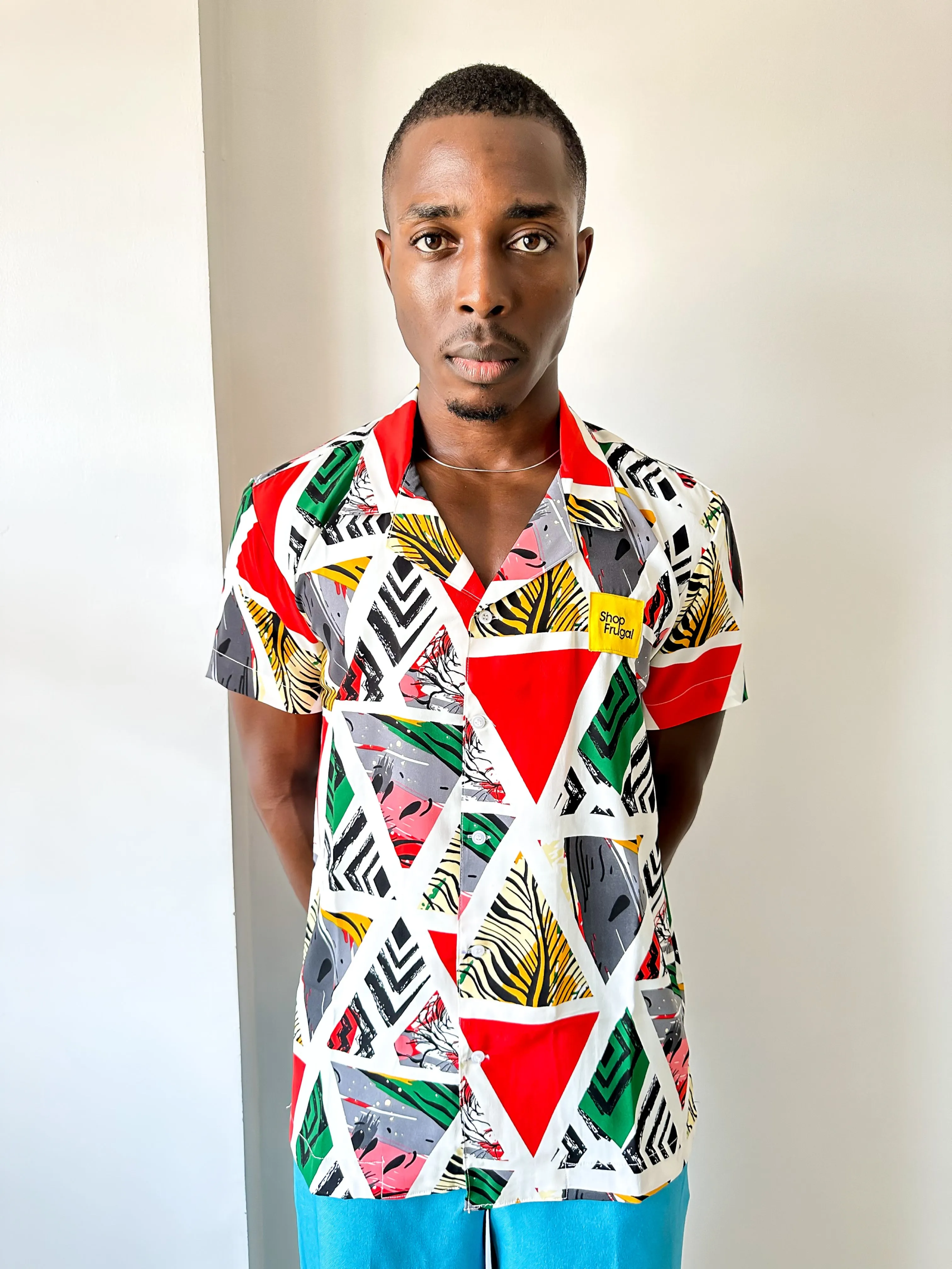 Cali Geometric Print Shirt