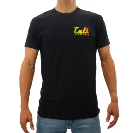 CALI Strong Dream Rasta Black T-shirt