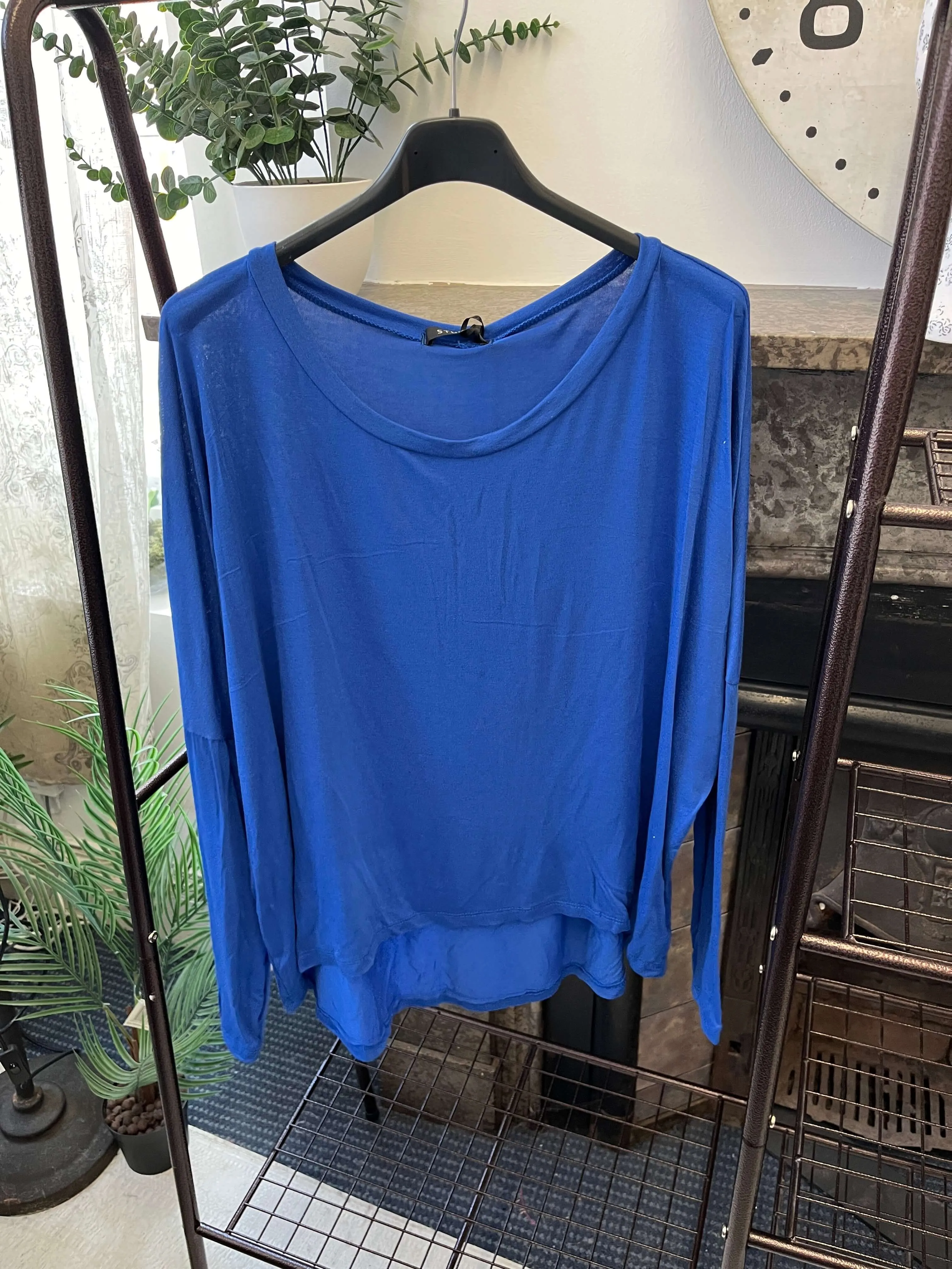 Curved Front Batwing T-Shirt