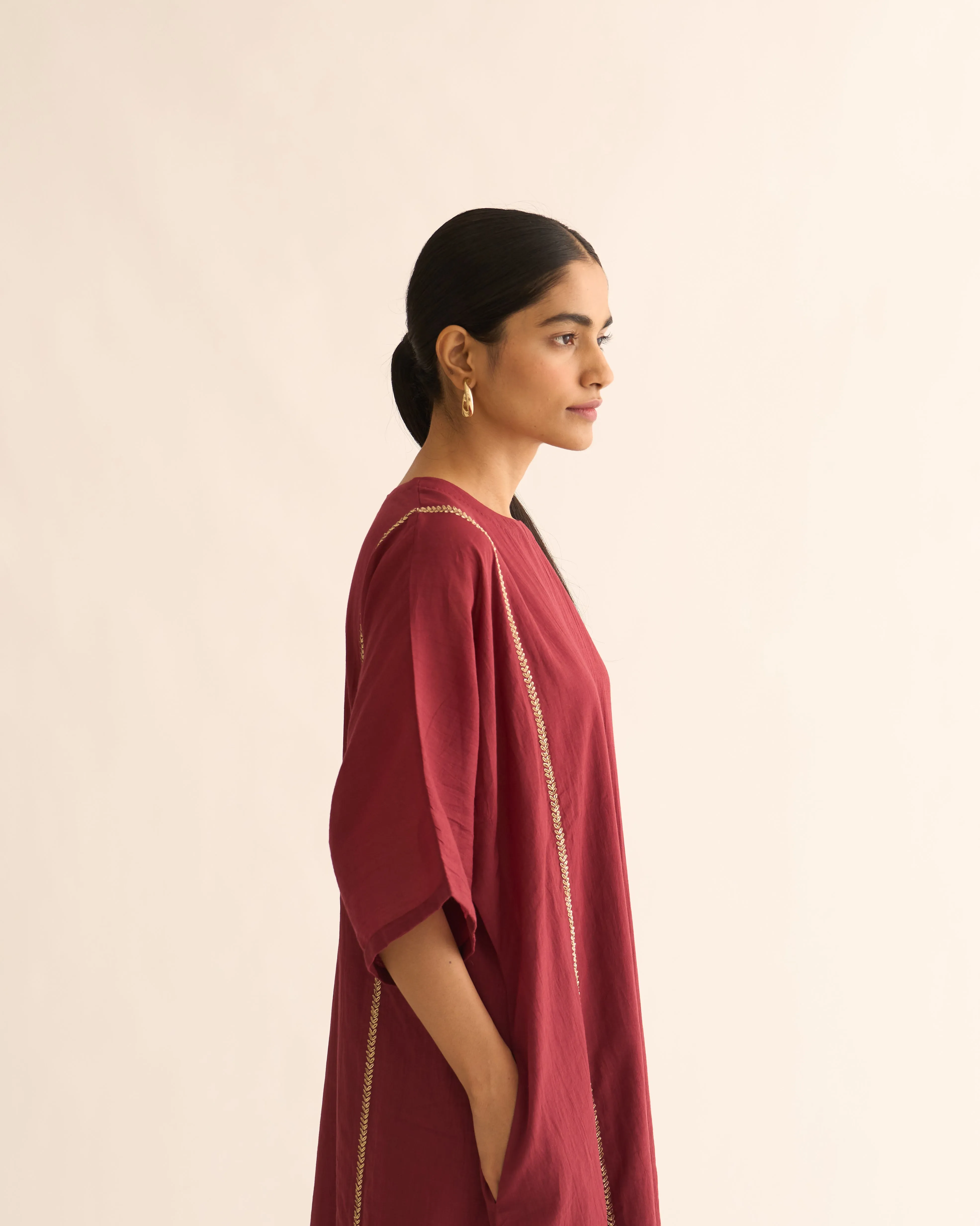 DEEP MARSALA ALBELA SET