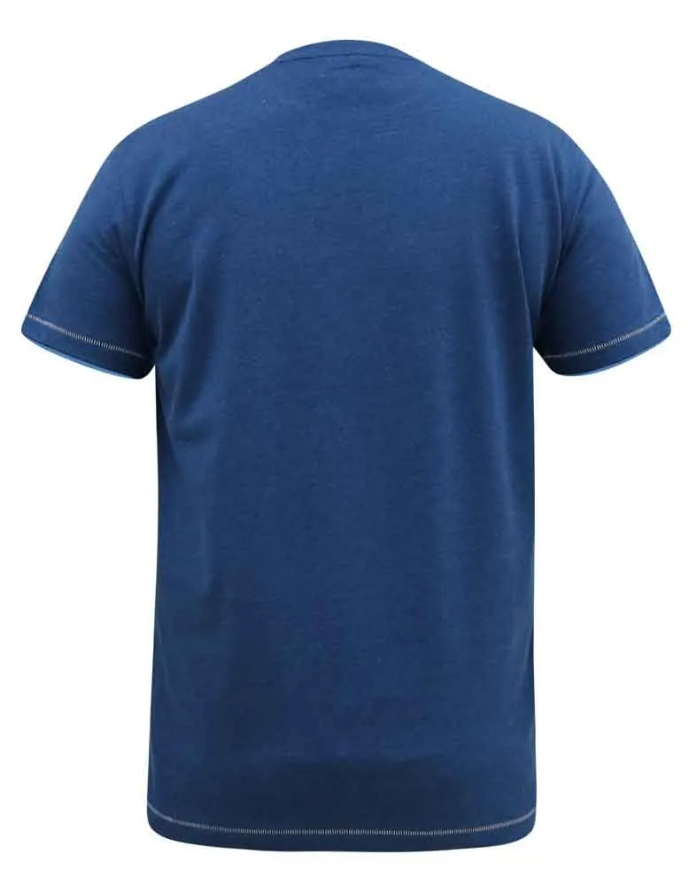 Duke V.W. Beach Print Blue T-Shirt Blue