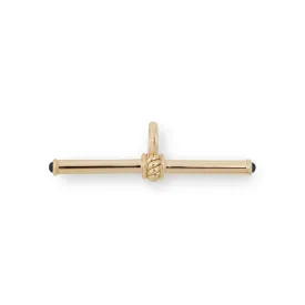 Gold T-Bar Pendant