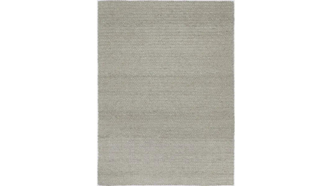 Halo Camel Brown Braided Pattern Wool Blend Rug