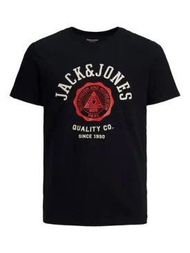 Jack & Jones Elogo Black T-Shirt Black