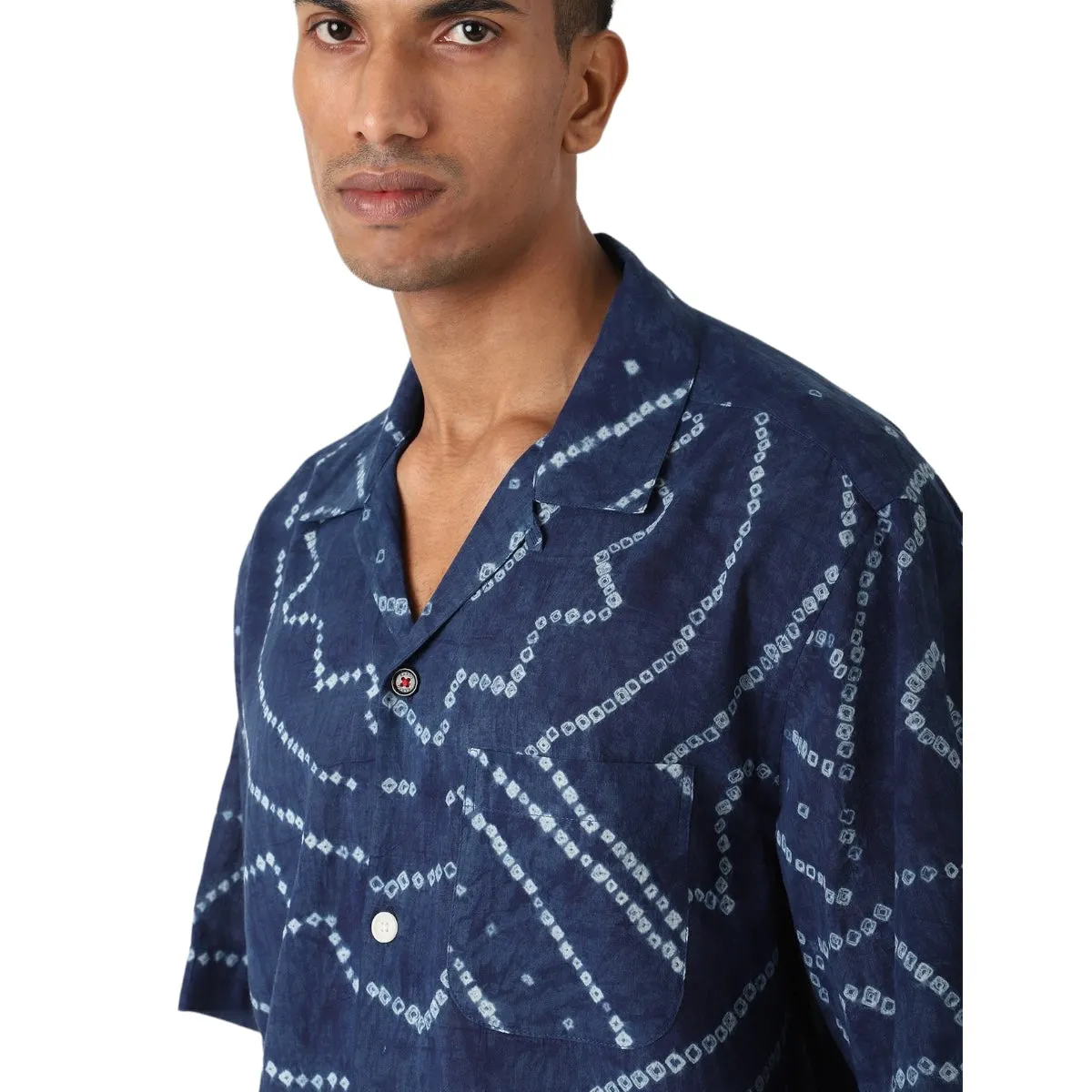 Kardo Ronen Shirt Bandhani indigo