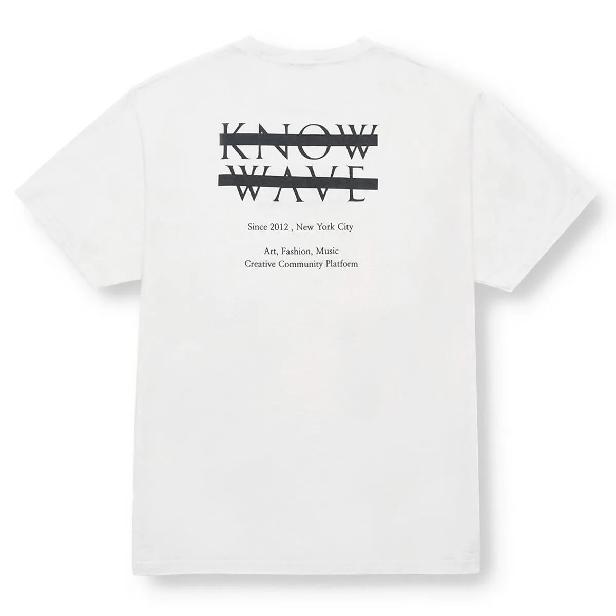 Know Wave Archive Logo T-Shirts in Black, White, and Red - KNT081m