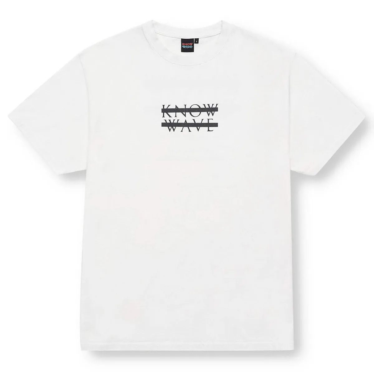 Know Wave Archive Logo T-Shirts in Black, White, and Red - KNT081m