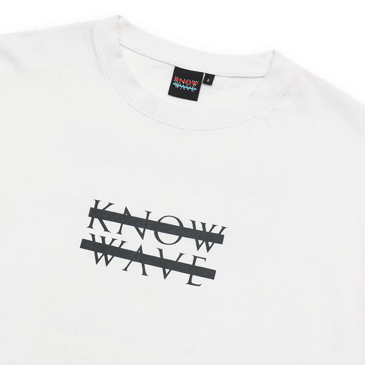 Know Wave Archive Logo T-Shirts in Black, White, and Red - KNT081m