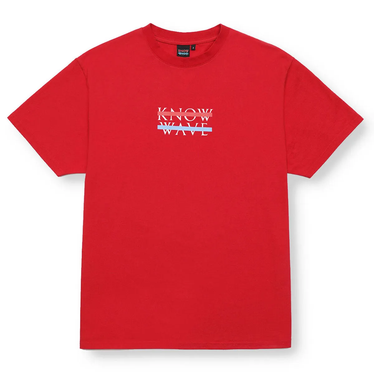 Know Wave Archive Logo T-Shirts in Black, White, and Red - KNT081m