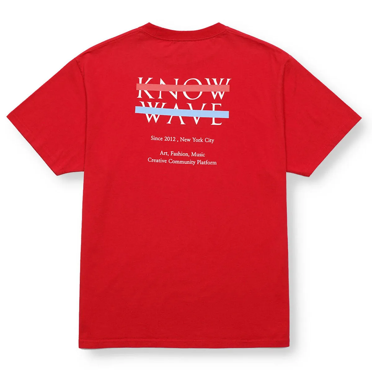 Know Wave Archive Logo T-Shirts in Black, White, and Red - KNT081m