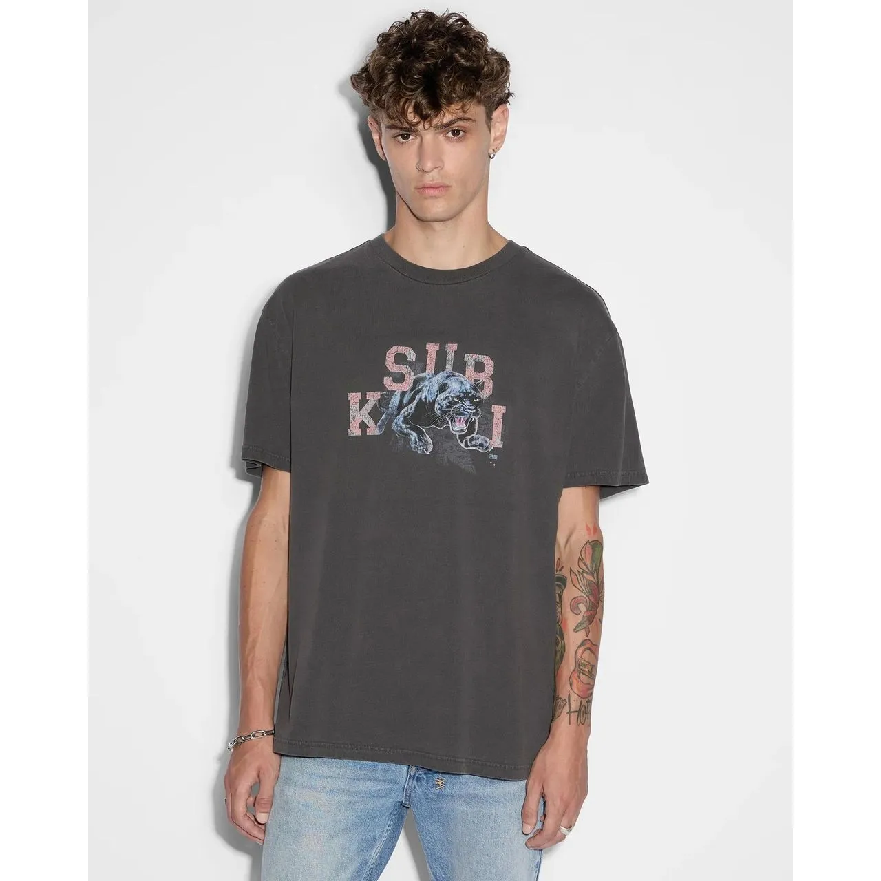 Ksubi Apex Biggie SS Tee Faded Black