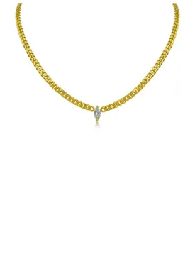 Marquise CZ Chain Necklace