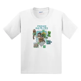 Minecraft Legends Friends And Allies Youth T-Shirt