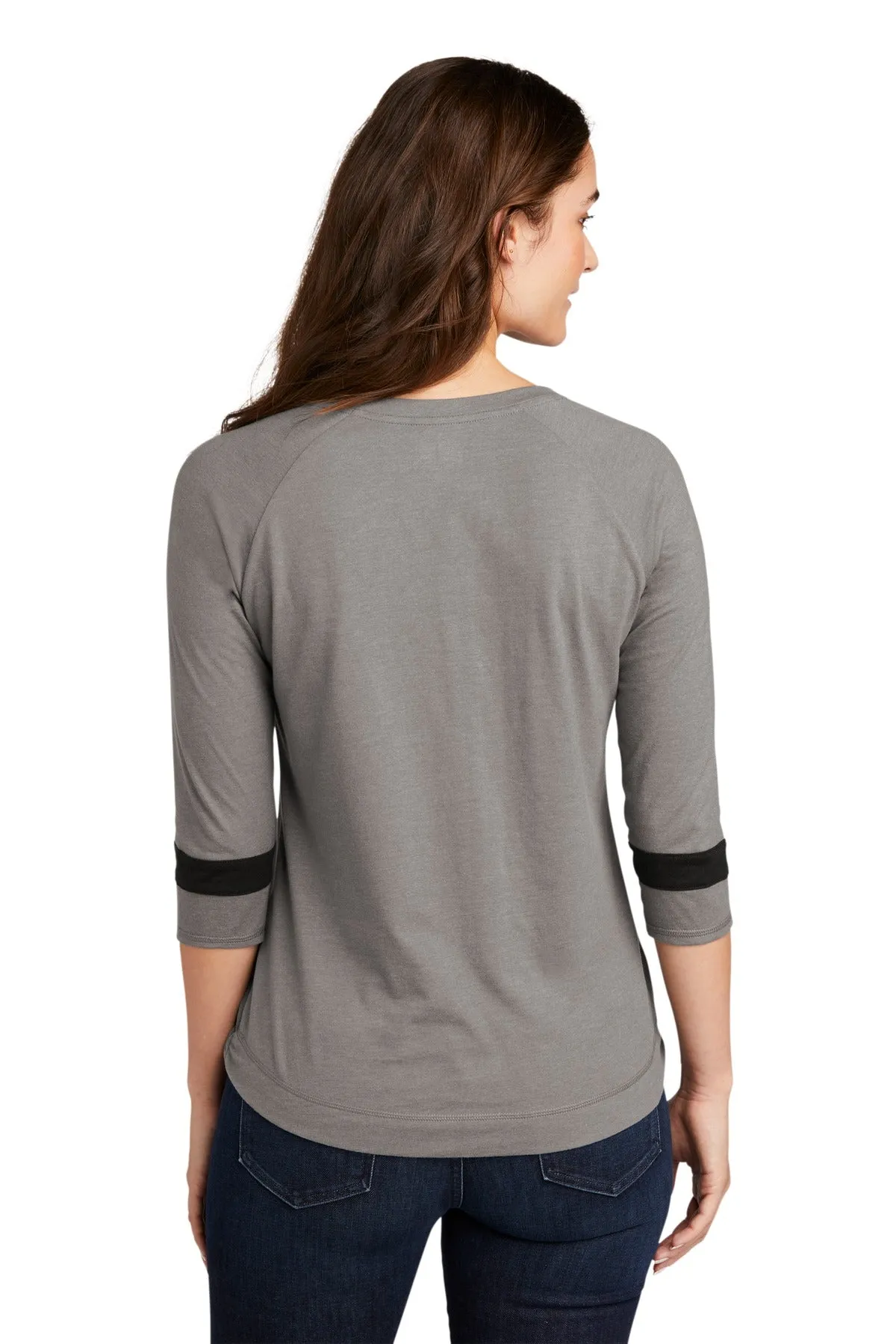 New Era Ladies Tri-Blend 3/4-Sleeve Tee LNEA136