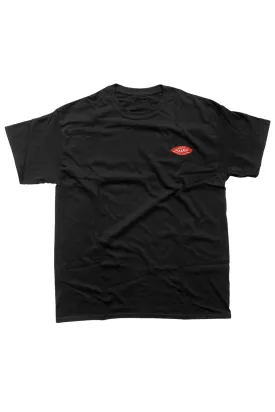 OAK SURF CLUB UNISEX OG TEE - BLACK/RED