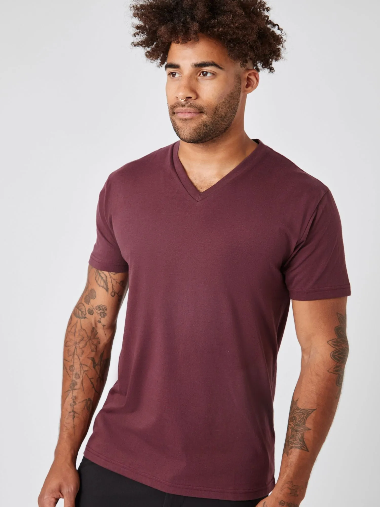 Port Red V-Neck