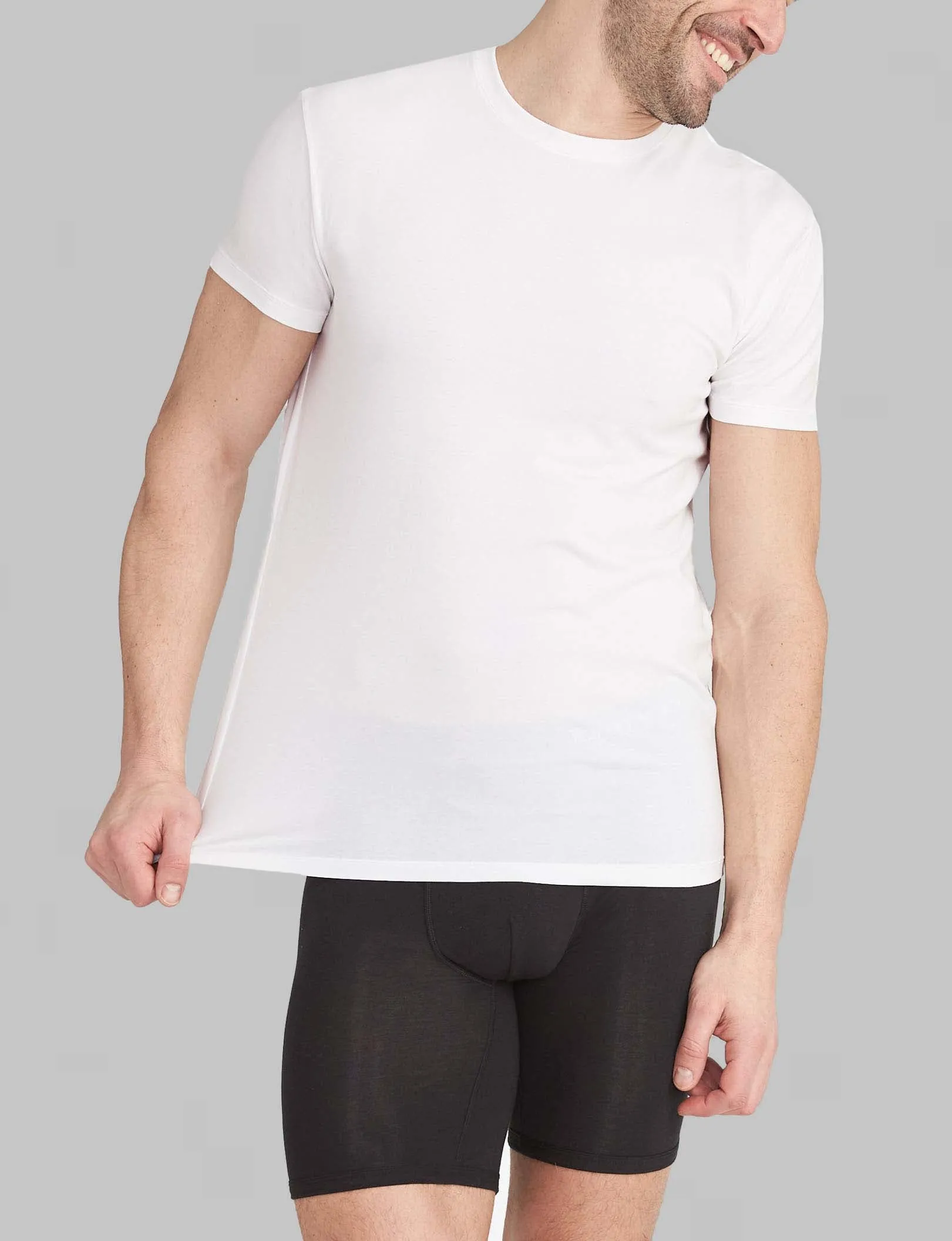 Second Skin Crew Neck Modern Fit Undershirt