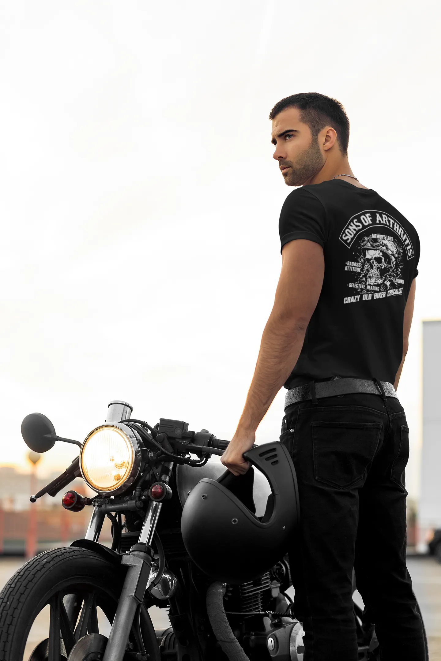 Sons of Arthritis Biker Checklist Chapter - Black (See More Styles)