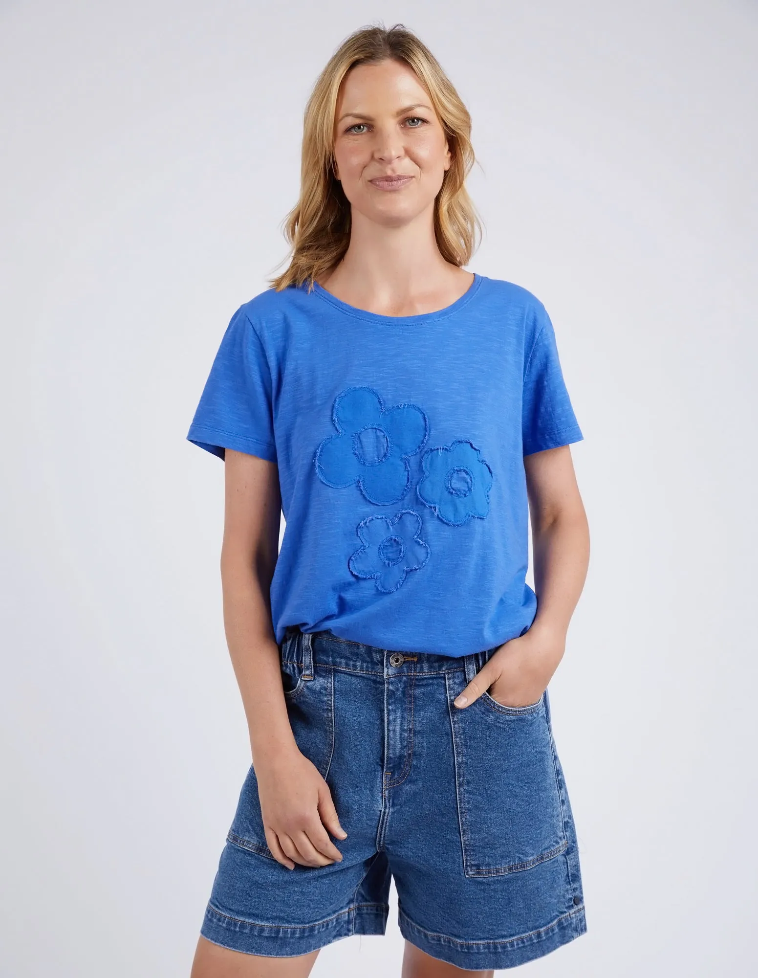 Tapestry Tee Royal Blue