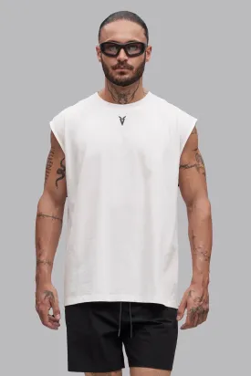 V_LYFE220 SLEEVELESS T-SHIRT - Optic White