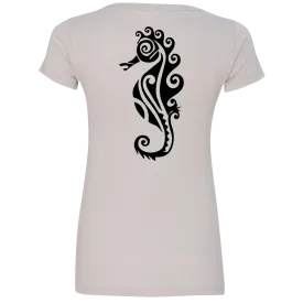 Women's Sea Horse V-Neck Tee